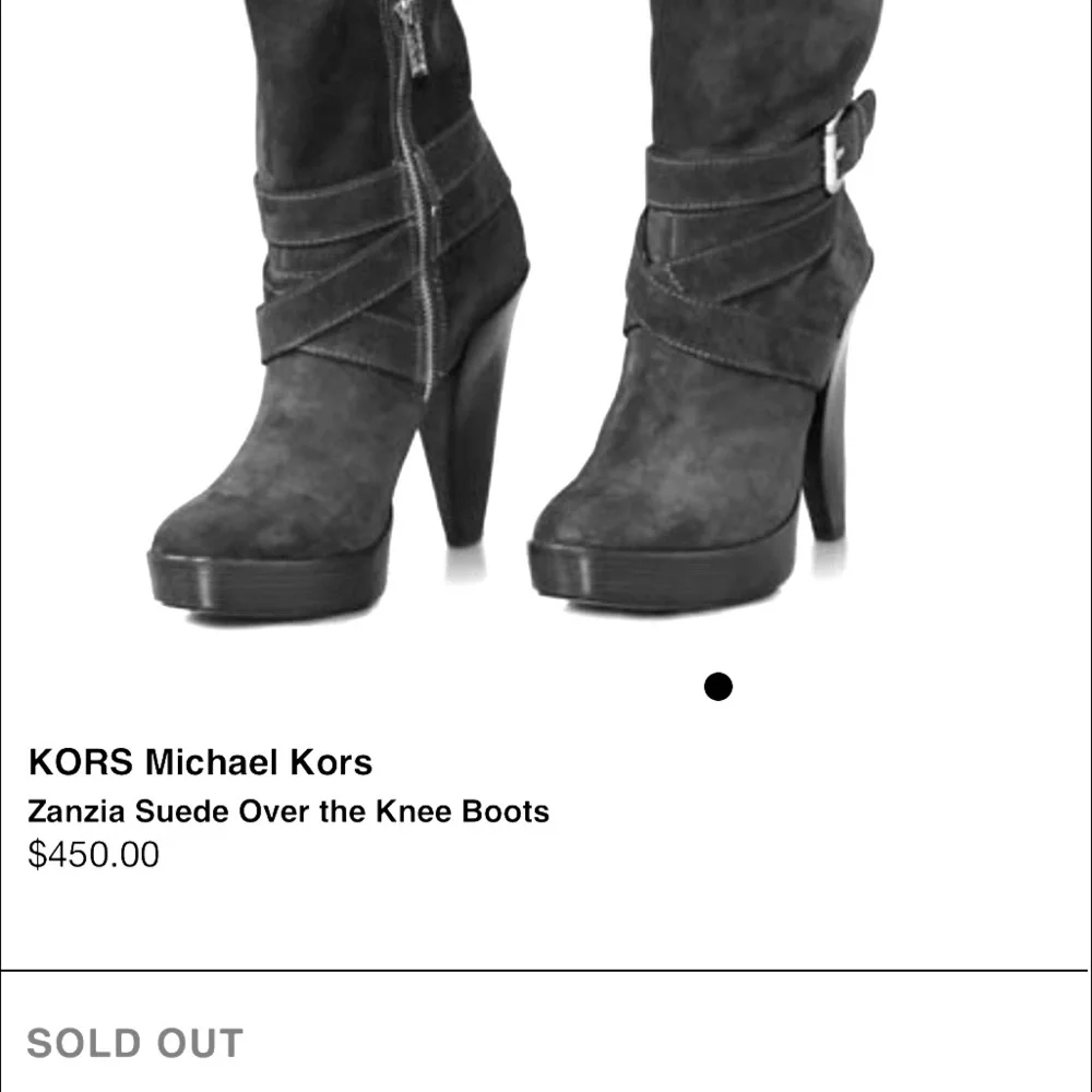Michael Kors Zanzia Suede Over the Knee Boots